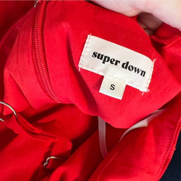 Superdown Makayla Star Mini Dress | Red Superdown Dress - Picture 4 of 7